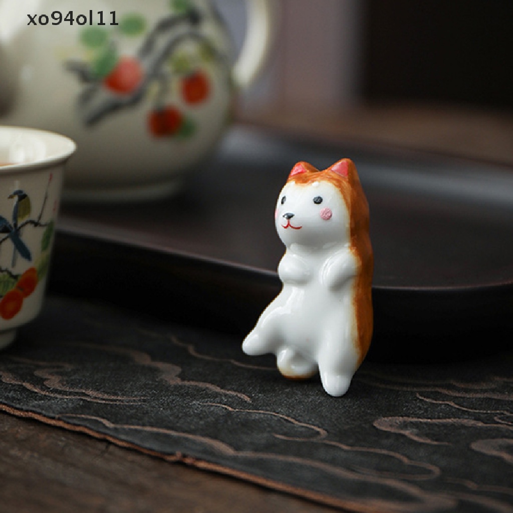 Xo Animal Cute Dog Chop Rest Keramik Holder Japanese Ramen Chop Bantal OL