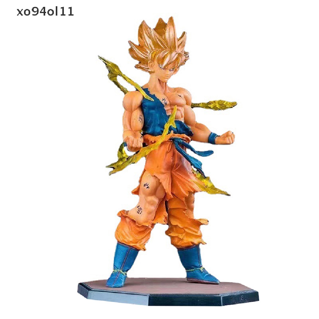 Xo Dragon Ball Goku Action Figure Super Saiyan Model Hadiah Patung Koleksi OL