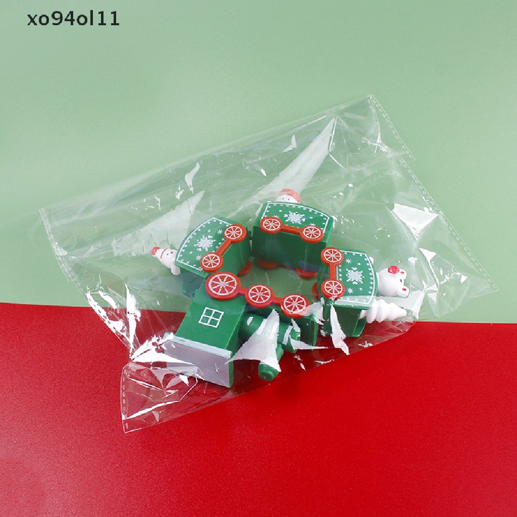 Xo 1Pc Hiasan Kue Kereta Natal Plastik2023Hiasan Natal Xmas Gift OL