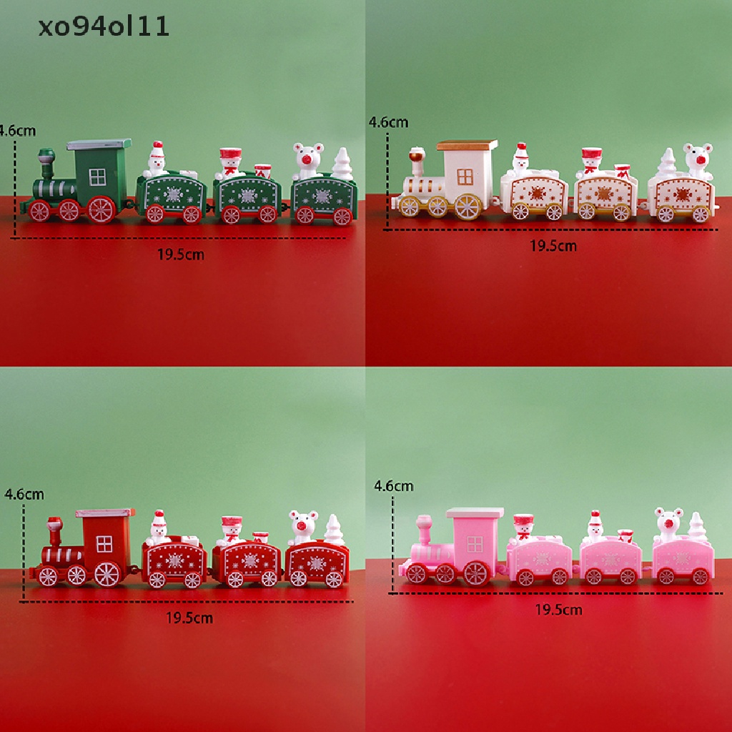 Xo 1Pc Hiasan Kue Kereta Natal Plastik2023Hiasan Natal Xmas Gift OL