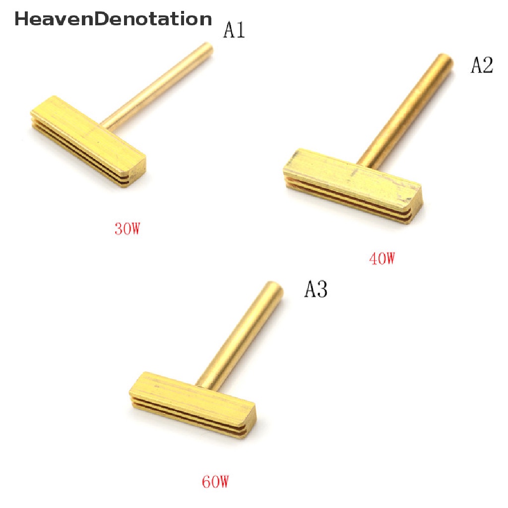 [HeavenDenotation] 30w 40W 60W T Soldering Iron Tips Untuk Reparasi Kabel Layar LCD HDV