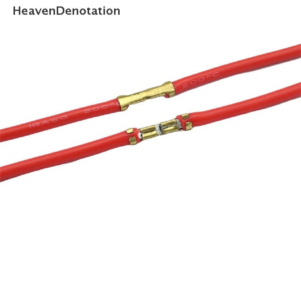 [HeavenDenotation] Terminal Konektor Spade Female Uninsulated Terminal Crimp Kawat Listrik HDV