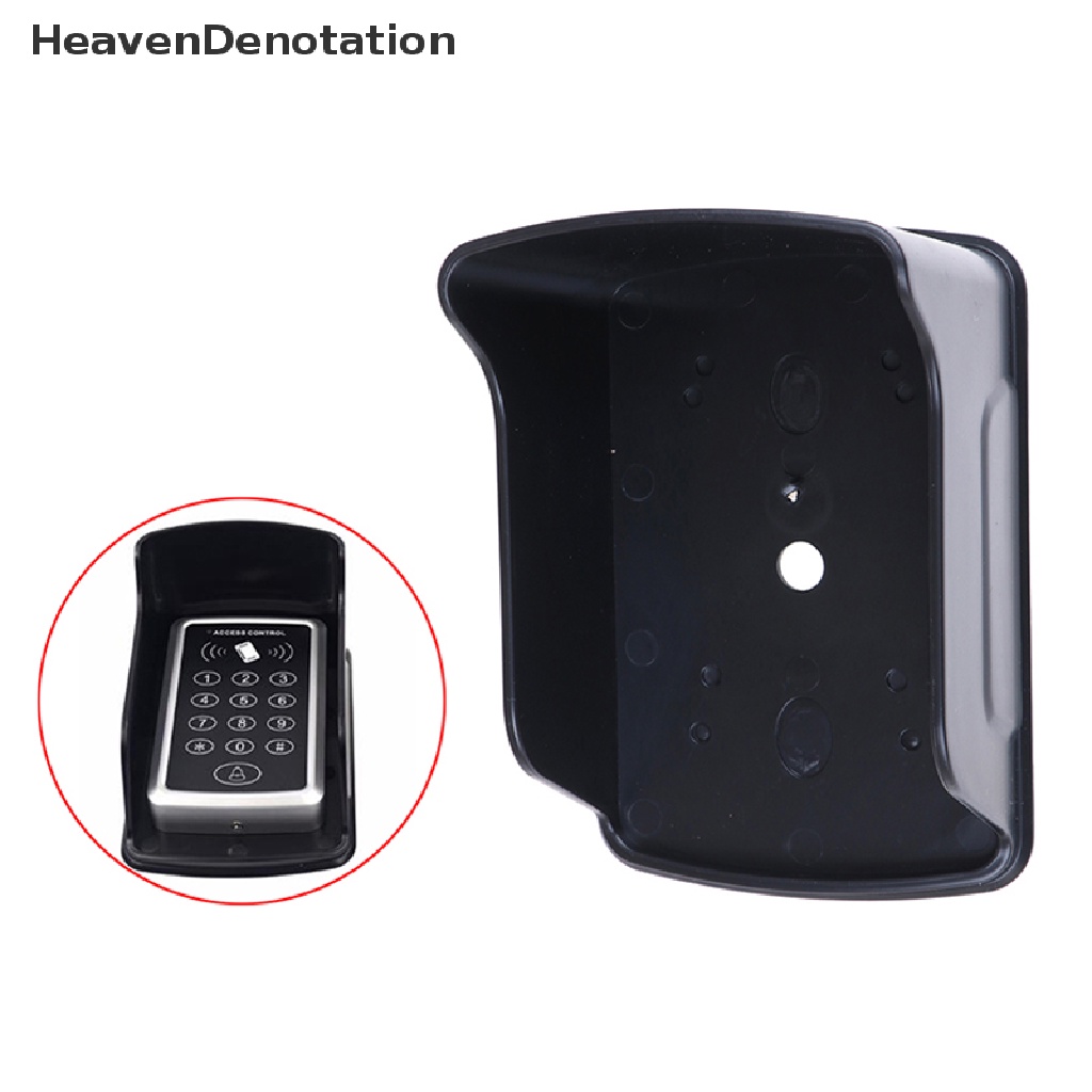 [HeavenDenotation] Penutup Anti Air Untuk Rfid Metal Access Control Keypad Rain Cover Hitam HDV