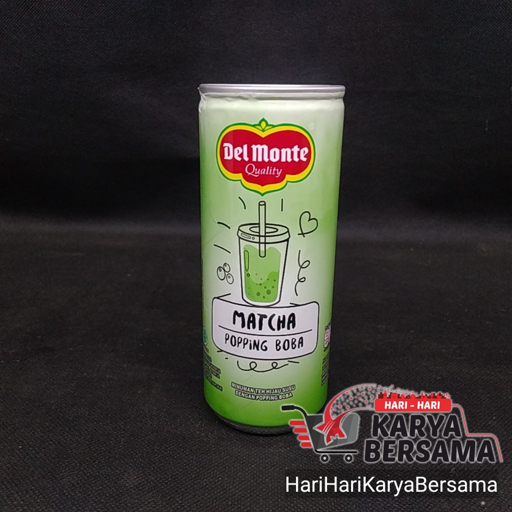 

MINUMAN DEL MONTE MATCHA POPPING BOBA BOTOL 240ML