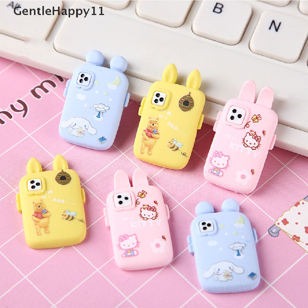 Gentlehappy 5pcs 1: 12 Aksesoris Miniatur Rumah Boneka Model Hp Mini id