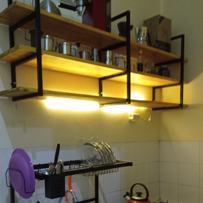 kitchen set industrial rak / kitchen set / rak dapur / lemari / kopi