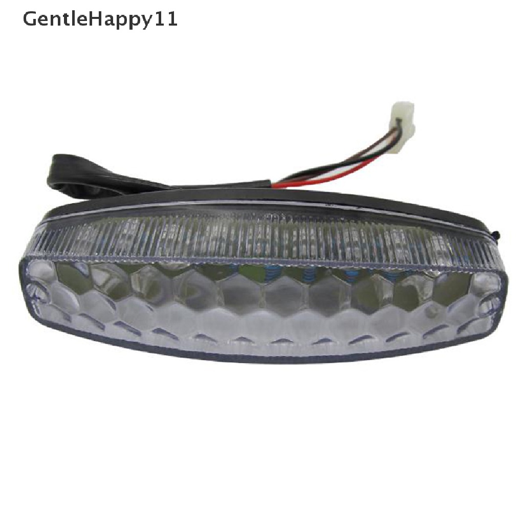 Gentlehappy 12V 18led Rem Sepeda Motor Stop Running Tail Lampu Belakang ATV Dirt Bike id