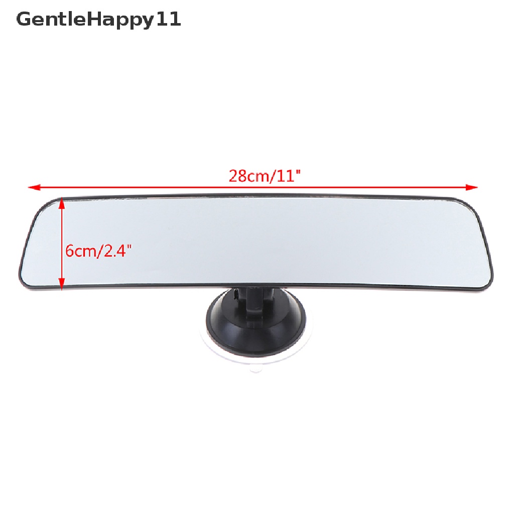 Gentlehappy Panoramic Rear View Mirror Universal Dengan Instalasi Hisap id Interior Mobil