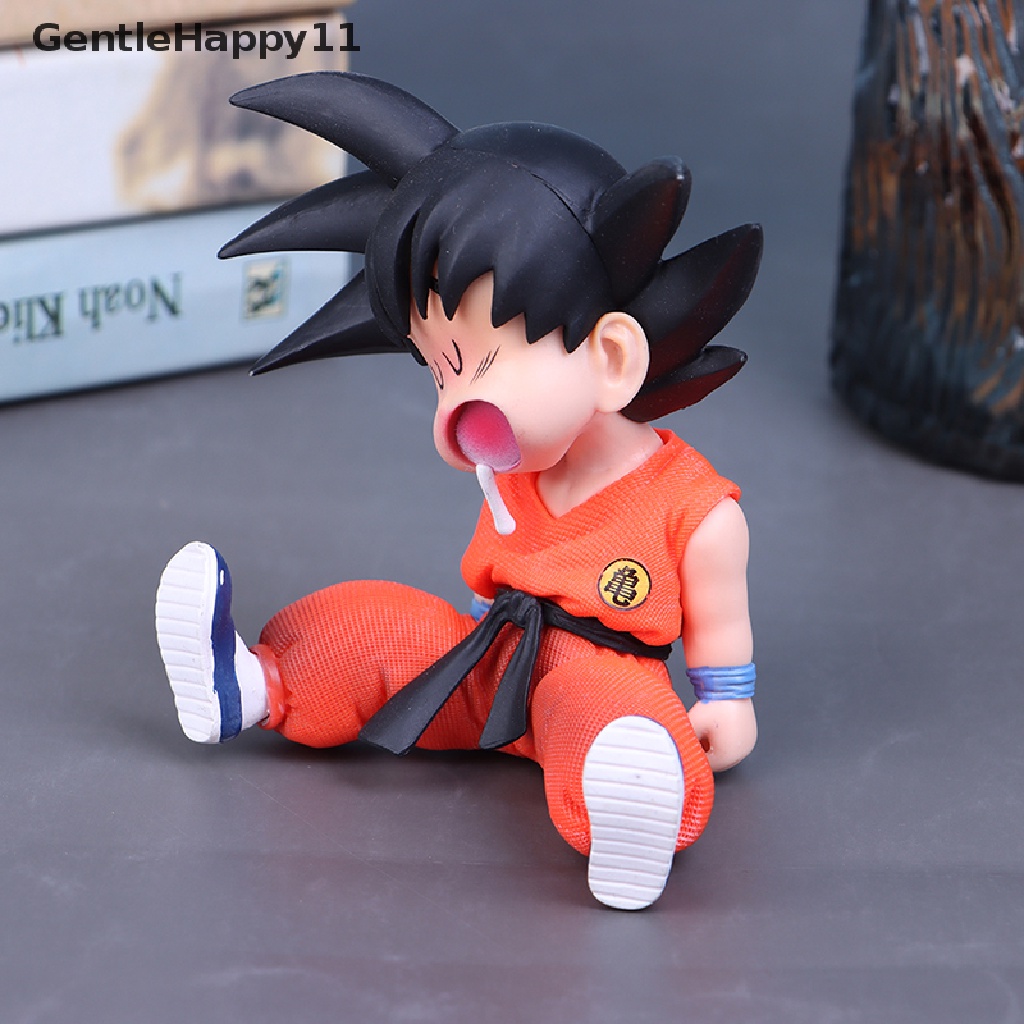 Gentlehappy Anime Dragon Ball Figure Childhood Son Goku Model Mainan GK Mainan Adegan Tidur id