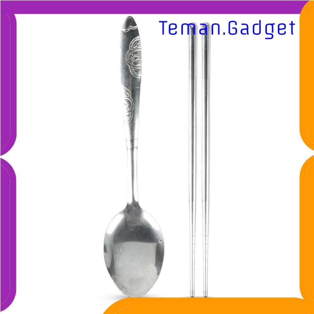 TG - DPR SPURK Set Sendok Garpu Sumpit Stainless Steel - SP055