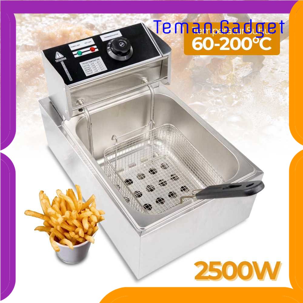 TG - DPR Tangwu Mesin Penggorengan Electric Deep Fryers 2500W - EH-81