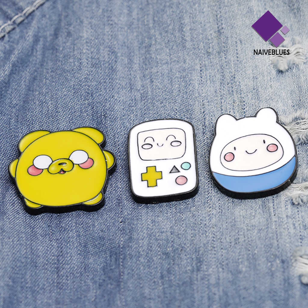 &lt; Naiveblues &gt; Bros Unisex Portable Adventure Time Figure Bros Fashion Untuk Pesta