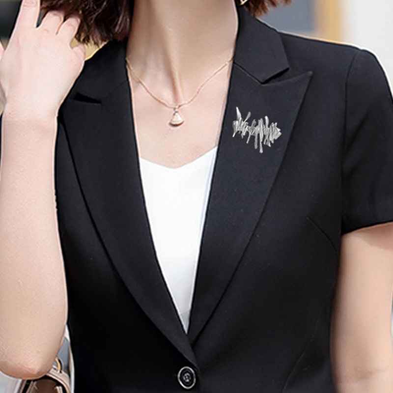 Bros Logam Tidak Teratur Retro Fashion Kepribadian Lencana Aksesoris Pakaian Pria Dan Wanita Hadiah Natal