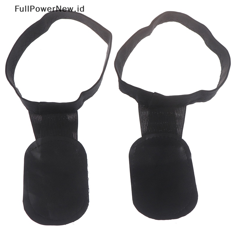 Power 1Pc Massager Shapewear Sabuk Dada Korektor Postur Punggung Bahu Hitam ID