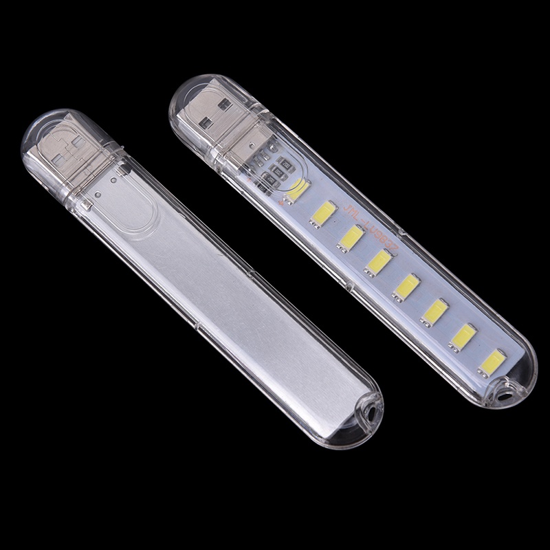 Seasonoun Mini LED Portable 5V 8led USB Lighg Komputer Handphone Power Lamp Lampu Malam.