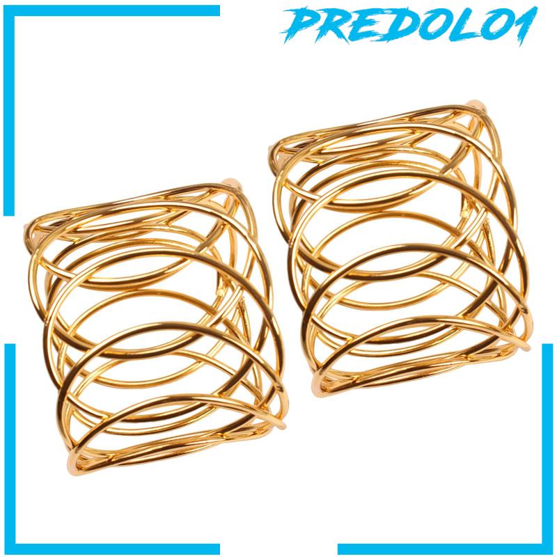[Predolo1] 2pcs Ring Holder Serbet Jaring Bulat Gesper Untuk Pesta Serbet Kain