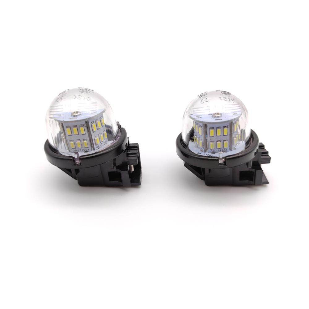 SUZUKI 2pcs Lampu Plat Nomor Plat LED Putih Kecerahan Tinggi Untuk Suzuki400Burgman 2003-2006 Tokaidenso3