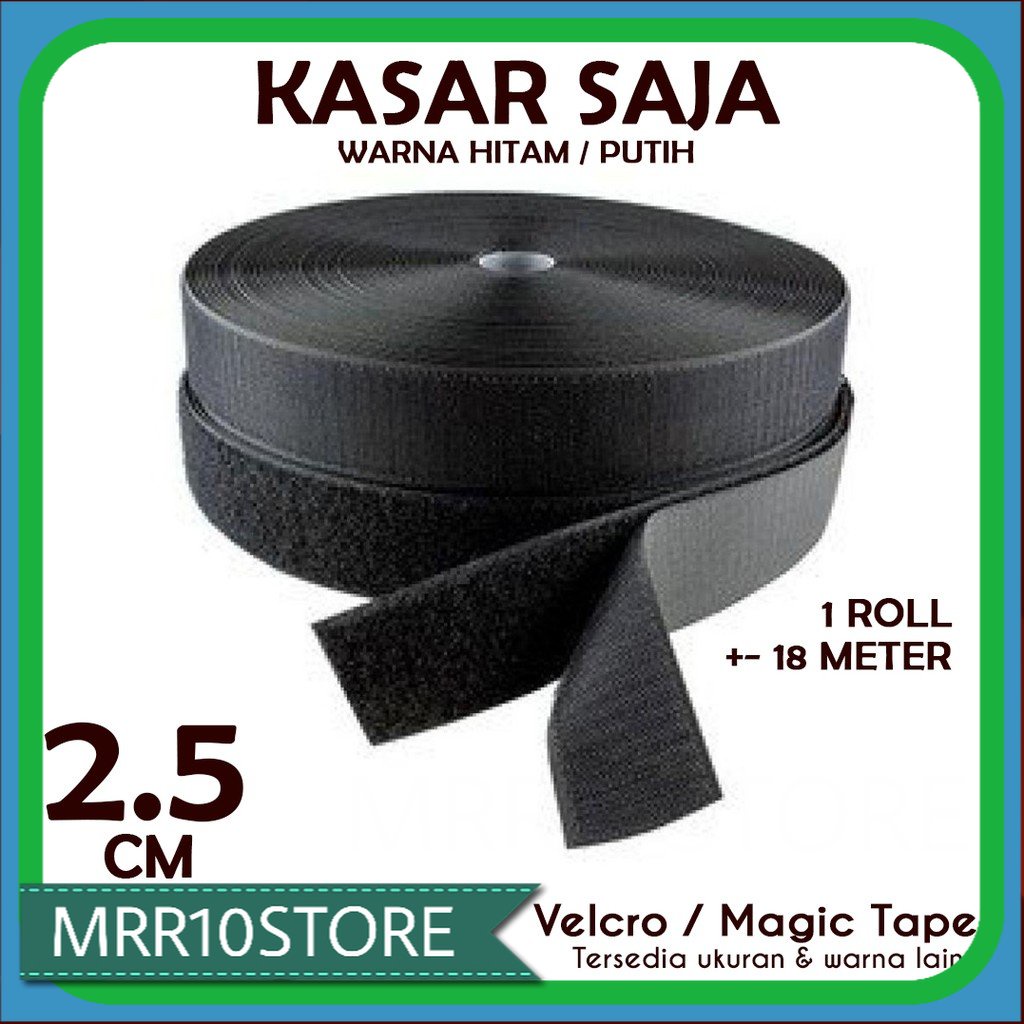

VELCRO 2,5 CM MAGIC TAPE KASAR 18 METER