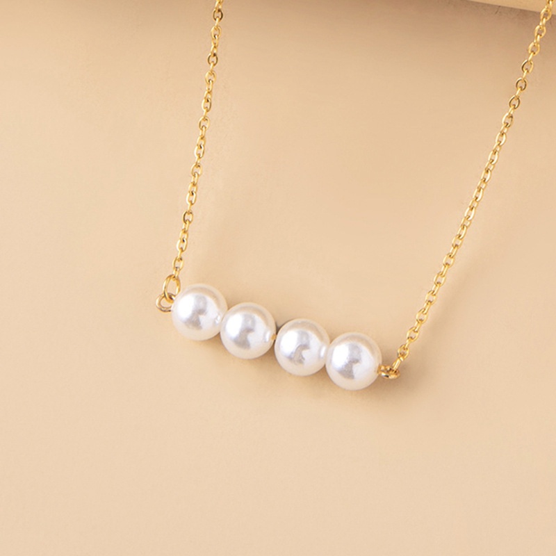 Kalung Choker Mutiara Imitasi Putih Elegan Bulat Besar Mutiara Pernikahan Bohemia Kalung Untuk Wanita Gadis Pesona Fashion Perhiasan