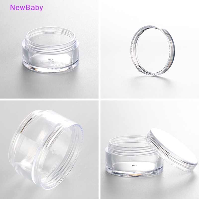 Newbaby Kotak Kecil Multilayer Plastik Bening Tempat Wadah Organizer Penyimpanan Perhiasan ID