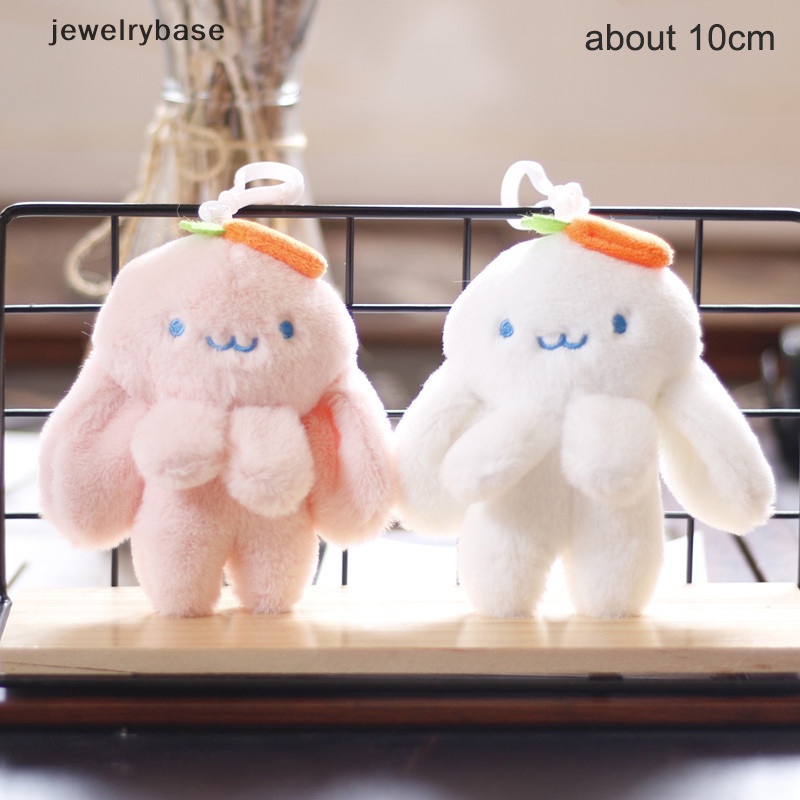 [jewelrybase] 1 Pc Plush Panjang-ear Radish Rabbit Schoolbag Gantungan Kunci Kartun Kelinci Tas Liontin Butik