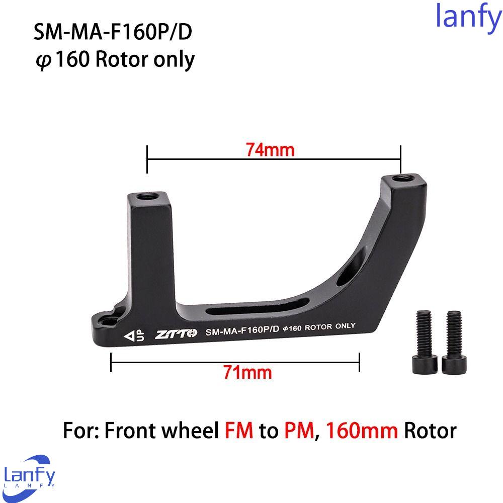 Lanfy Kaliper Rem Cakram Sepeda Dengan Baut A B Adaptor Rangka Garpu Adaptor Dudukan Datar Konverter Kaliper Sepeda Untuk 140 160mm Rotor Rem Cakram Dudukan Rata Ke Tiang Dudukan