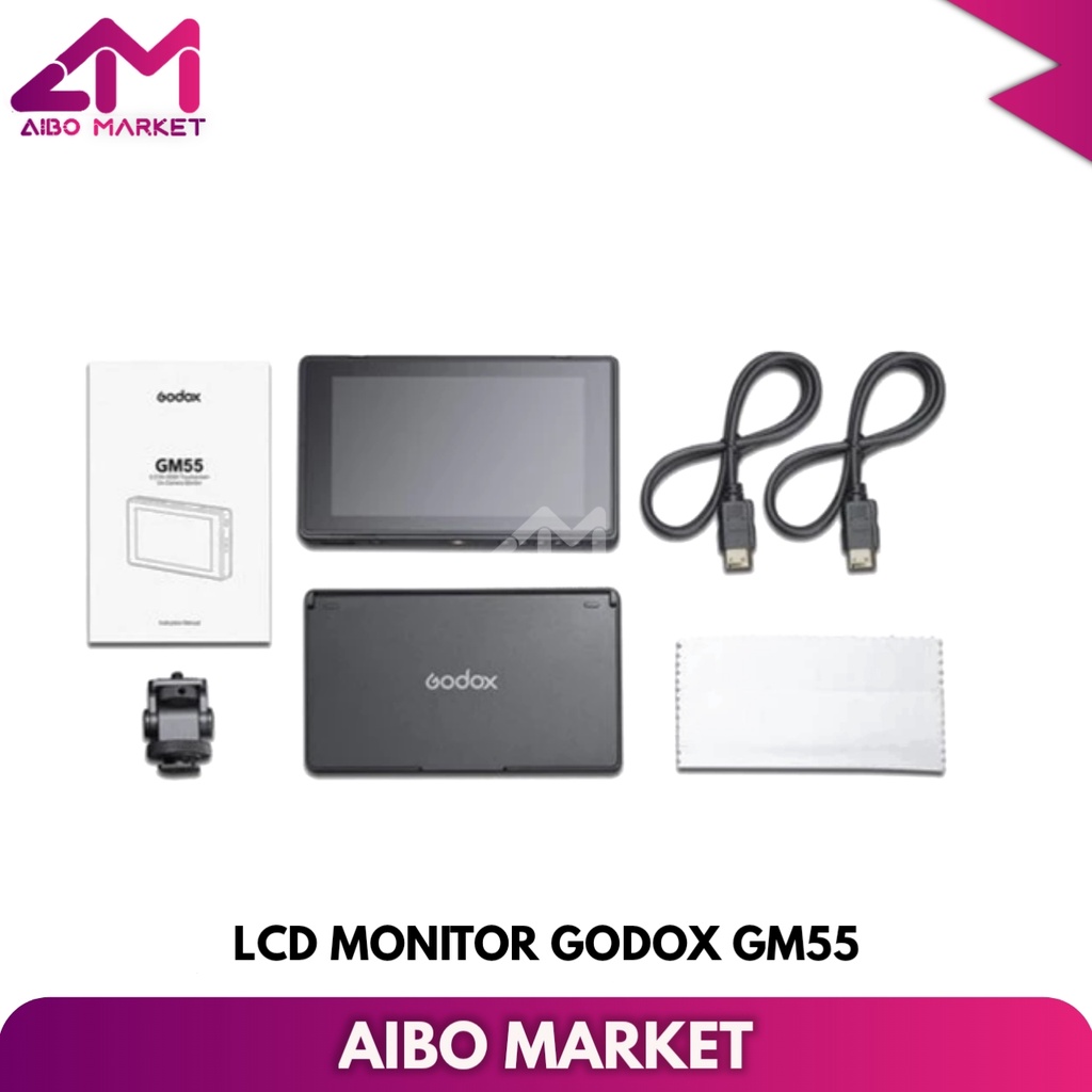 Godox GM55 Camera LCD Monitor 4K HDMI 5.5 Inch Touchscreen /Godox GM55