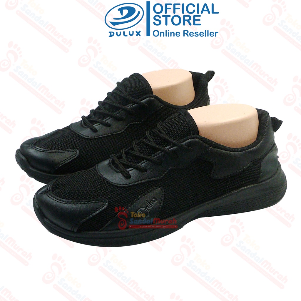 Toko Sendal Murah - Sepatu Sekolah SMP SMA Full Hitam / Sepatu Model Baru Uk 36 - 39 / Sepatu Kets Tali Pria Wanita / Sepatu kets All Black [Toko Sendal Murah BX 1067 Hitam]