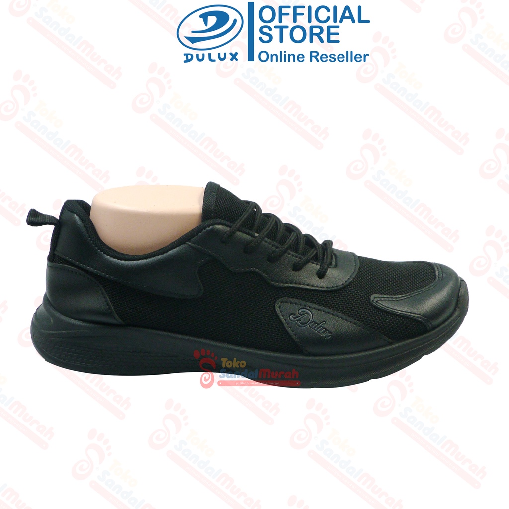 Toko Sendal Murah - Sepatu Sekolah SMP SMA Full Hitam / Sepatu Model Baru Uk 36 - 39 / Sepatu Kets Tali Pria Wanita / Sepatu kets All Black [Toko Sendal Murah BX 1067 Hitam]