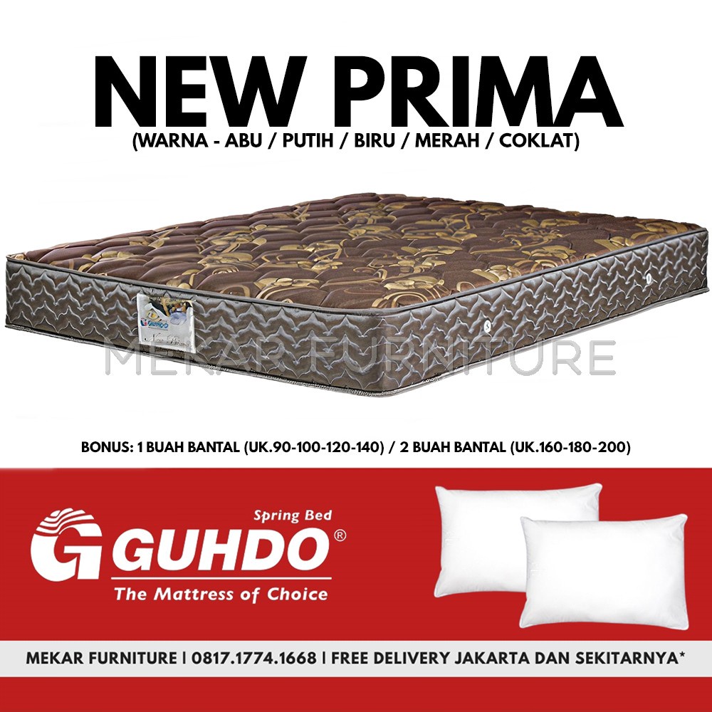 Kasur Spring Bed GUHDO New Prima 160 X 200 - Mekar Furniture