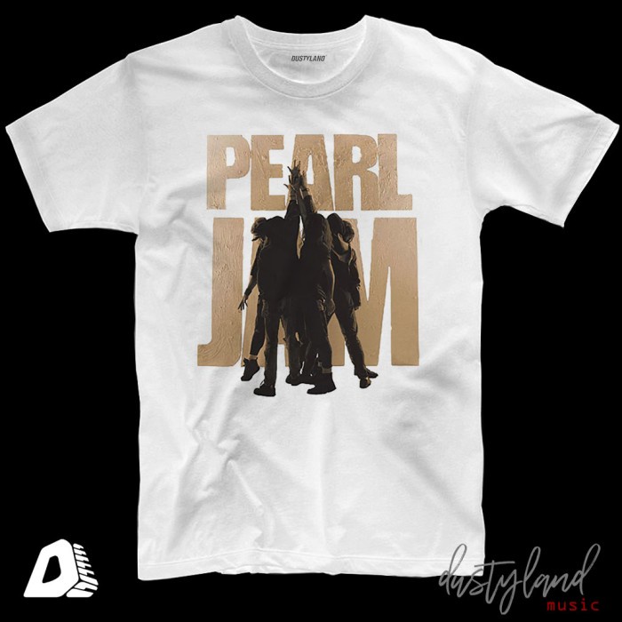 Kaos Musik PEARL JAM - TEN (WHITE)