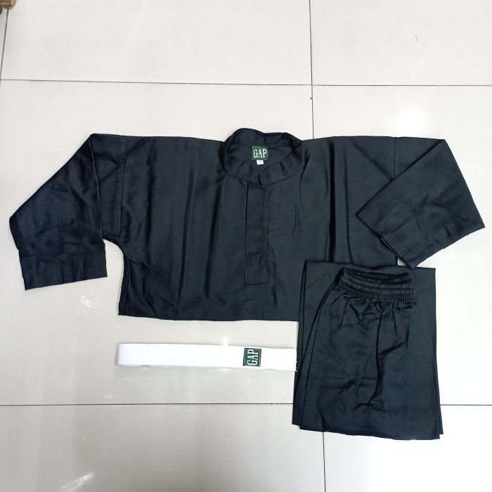 Baju Silat Anak Hitam silat taekwondo karate olahraga batminton