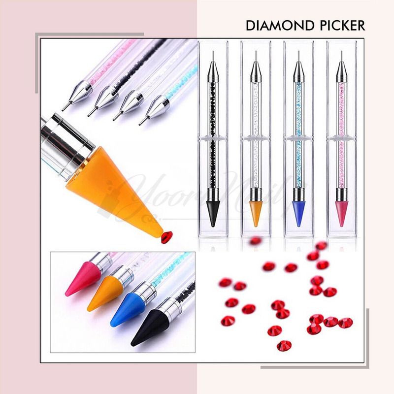 Nail art kit package 3 perlengkapan nail art paket decoration nail  paket nail lengkap hiasan kuku