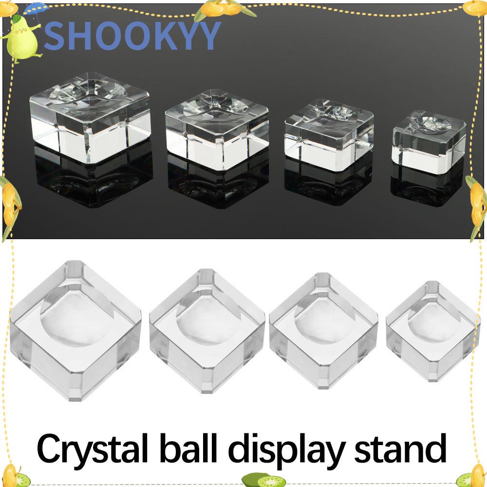 Chookyy Crystal Sphere Base Dekorasi Rumah Untuk Ball Square Glass Holder