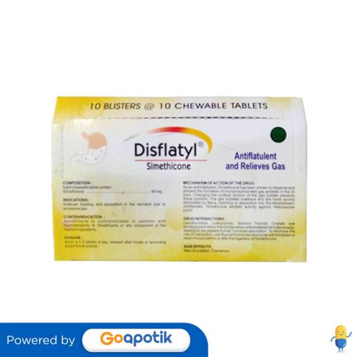Disflatyl 40 Mg Box 100 Tablet
