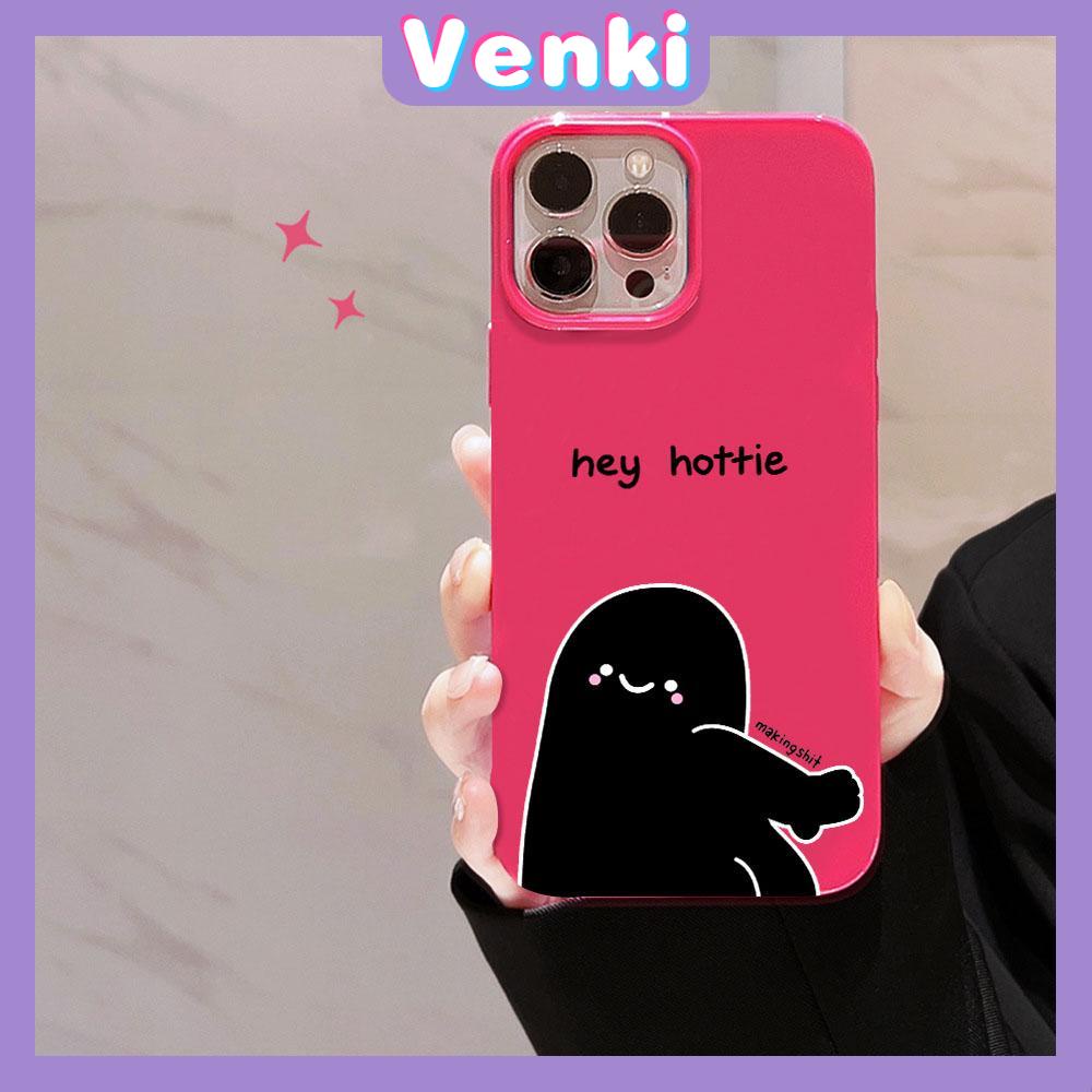 VENKI - For iPhone 11 iPhone Case Red Glossy TPU Soft Case Shockproof Protection Camera Cute Villain face Compatible with iPhone 14 13 Pro max 12 Pro Max xr xs max 7Plus 8Plus