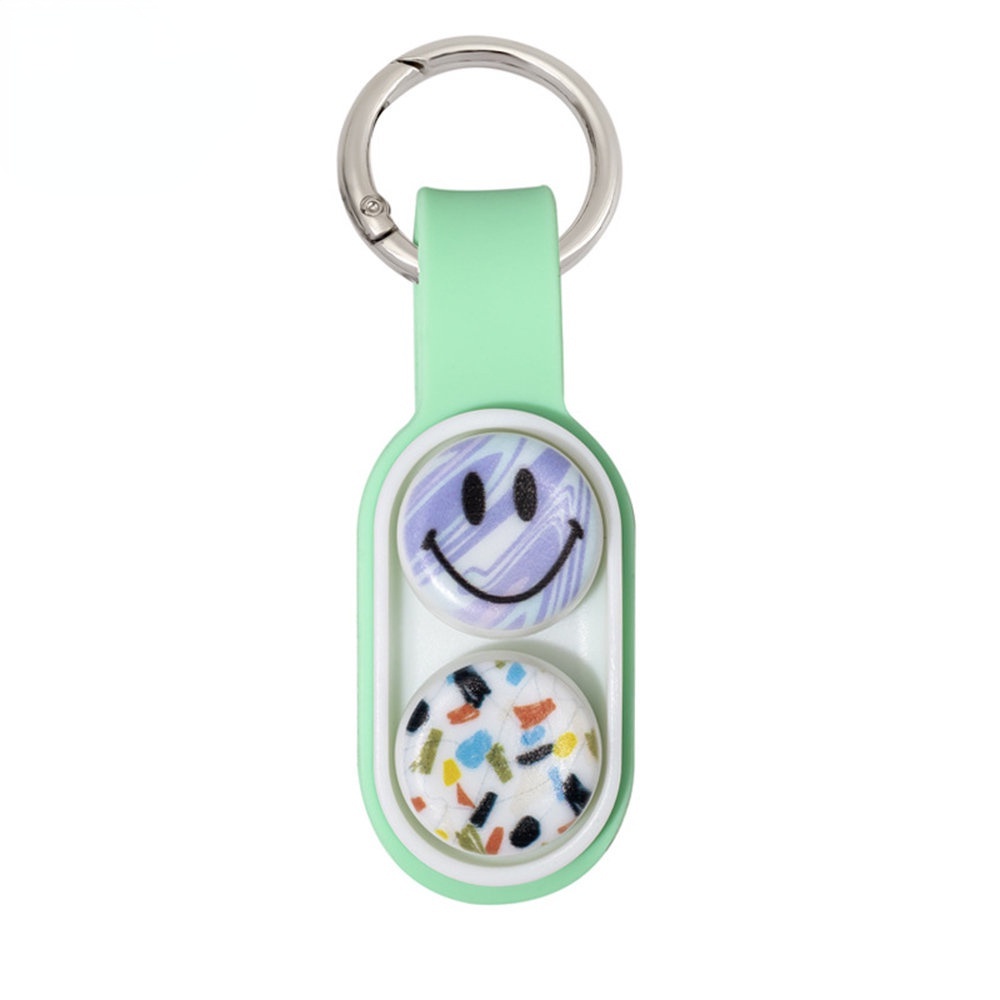 Poppuck Fidget Dekompresi Mainan Mobil Gantungan Kunci Puzzle Jump Bead Magnetic Magnet Keyring Kreatif Tas Liontin