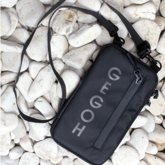 Tas Slempang Pria Serbaguna Dompet Hp Gantung Leher Hanging Wallet 2 in 1 Pria tas Selempang Multifu
