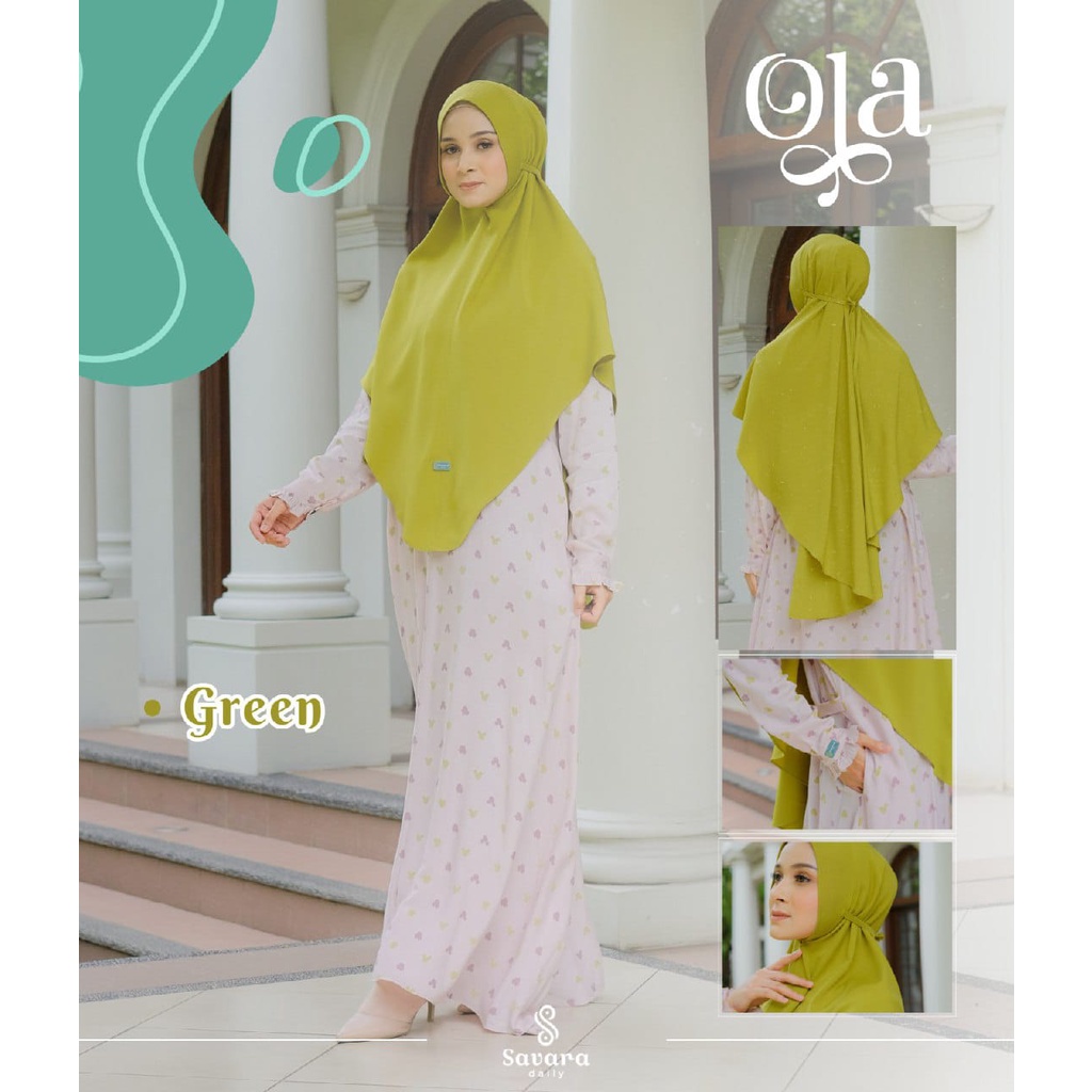 Dress Set Khimar Ola dress by Savara Daily