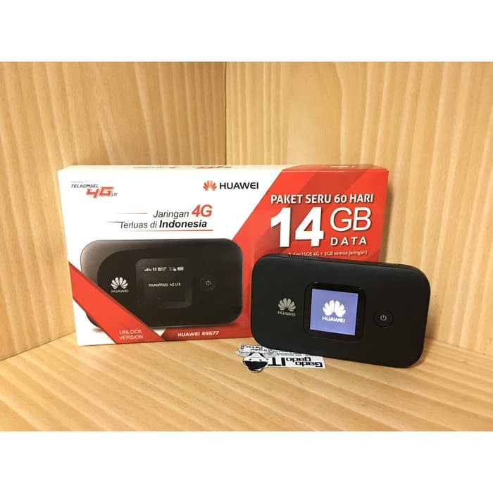 Mifi Router HUAWEI E5577 Speed 4G LTE JUMPER Bundling Telkomsel 14GB