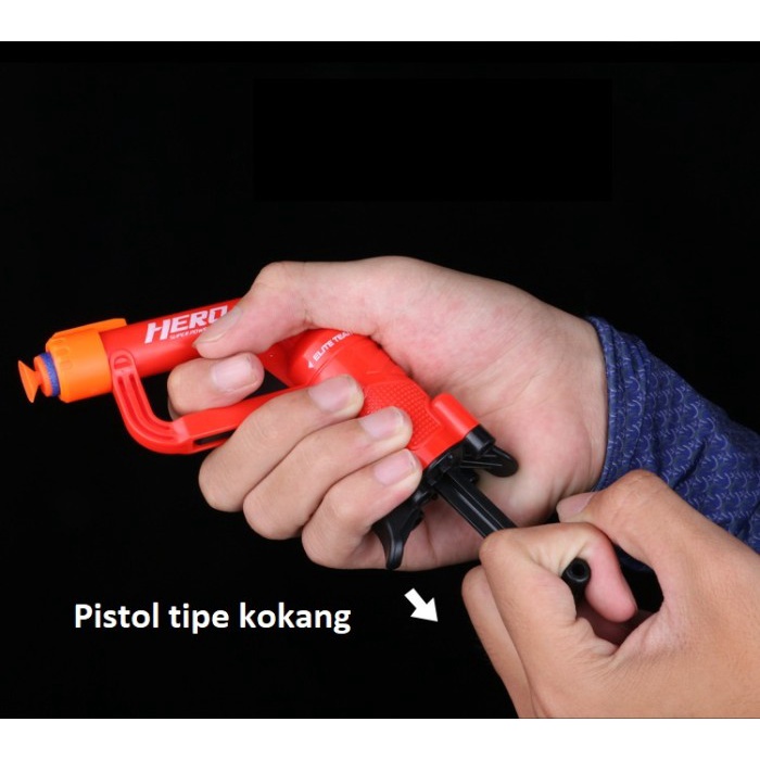Mainan Pistol Nerfs Softgun Peluru Busa 1 Peluru - Pistol Soft Bullet