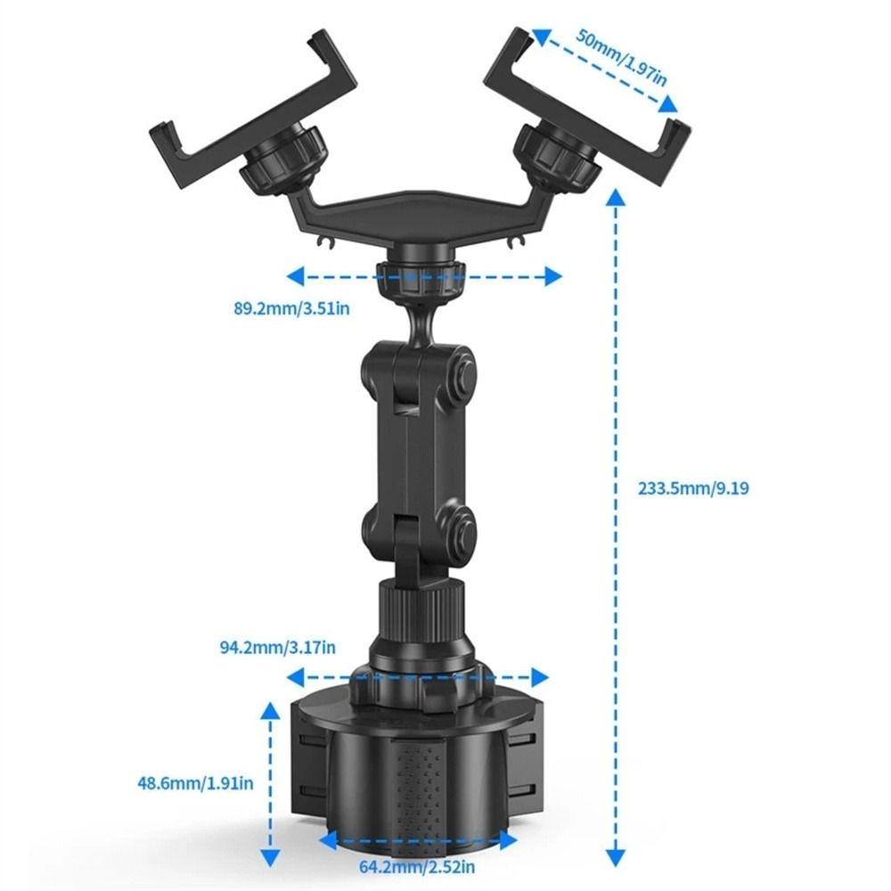 Lanfy Car Phone Holder Driving Journey Phone Aksesoris Mobil Interior Dekorasi Untuk Ponsel 3-7 Inci Stand Ponsel Bracket Ponsel Mobil