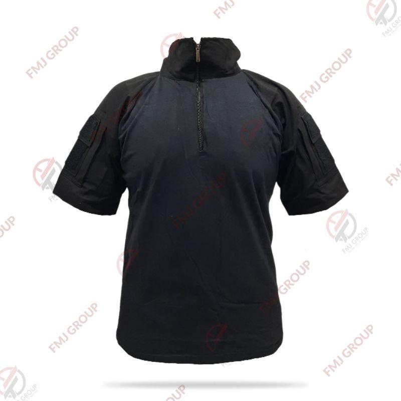 Kaos BDU Pendek / Combat Shirt Pendek Hitam