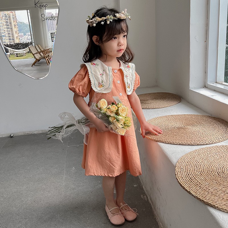 2-6thn | DRESS ANAK KOREA PESTA ELEGAN FORMAL PEREMPUAN catalog DDCM RC