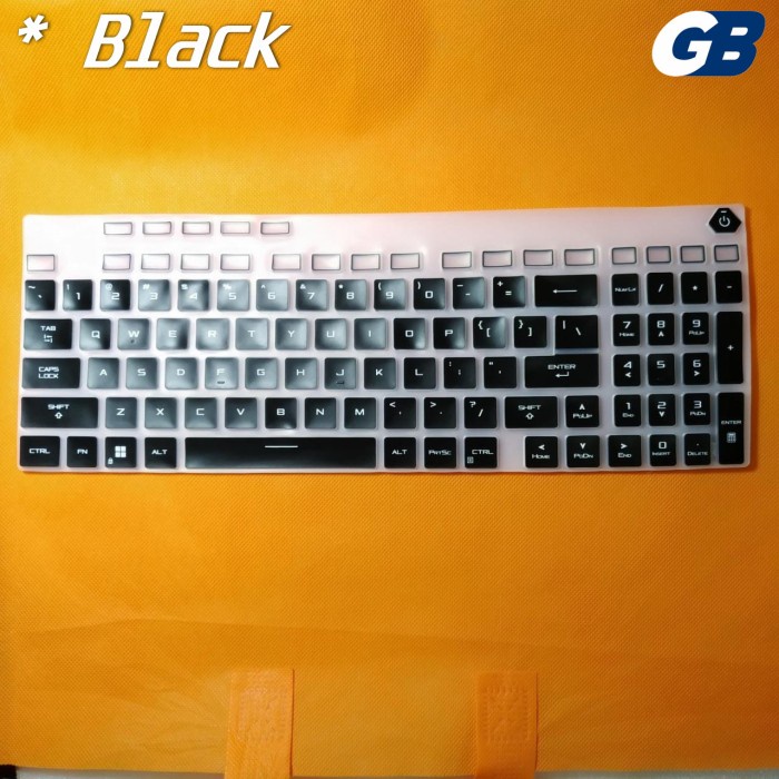 Asus ROG Strix SCAR 18 (2023) G834 / G16 G814 Keyboard Cover - Hitam