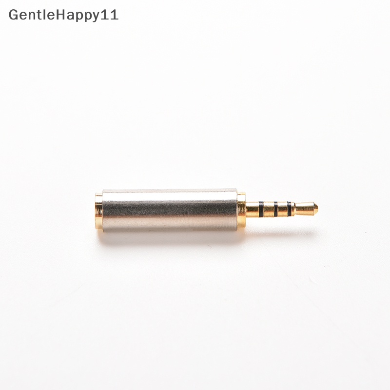 Gentlehappy Gold 2.5mm Male to 3.5mm Female Stereo Mic Audio Earphone Jack Adapter Converter id