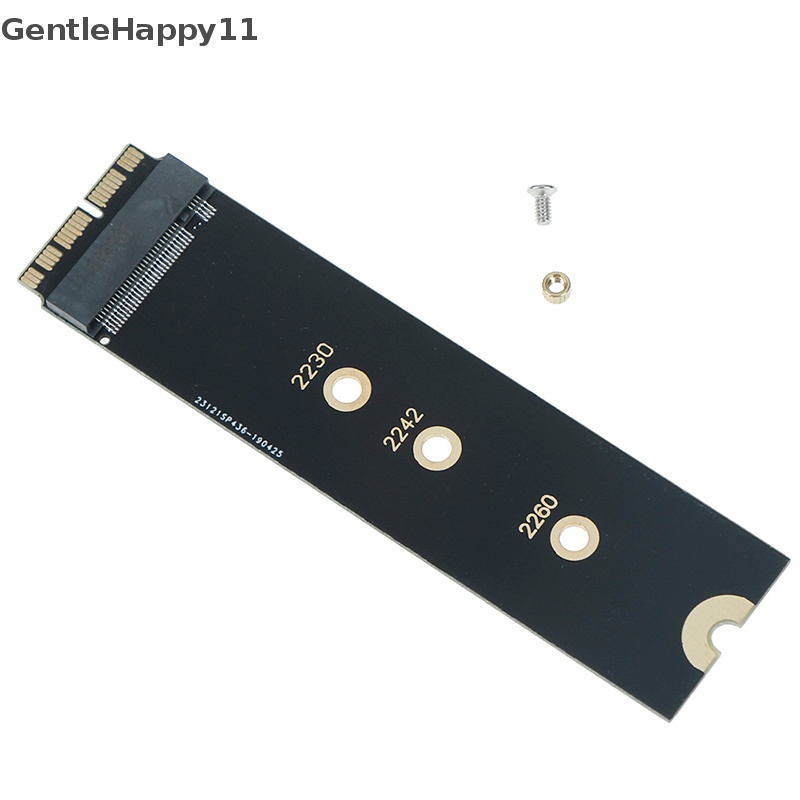 Gentlehappy NVMe PCIe M.2 NGFF SSD converter adapter card Untuk 20132014 2015 macbook air pro id