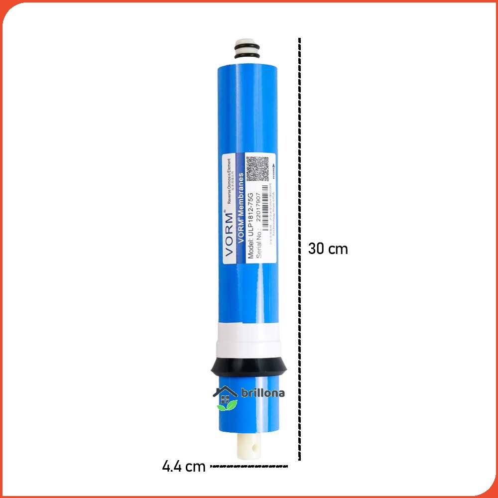 VORM RO Membran for 5 Stage Water Filter System - ULP-1812-75G