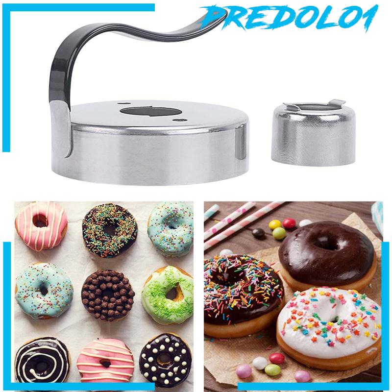 [Predolo1] Cetakan Donat Cincin Kue Kecil Multifungsi Round Donut Bakeware Untuk Keluarga