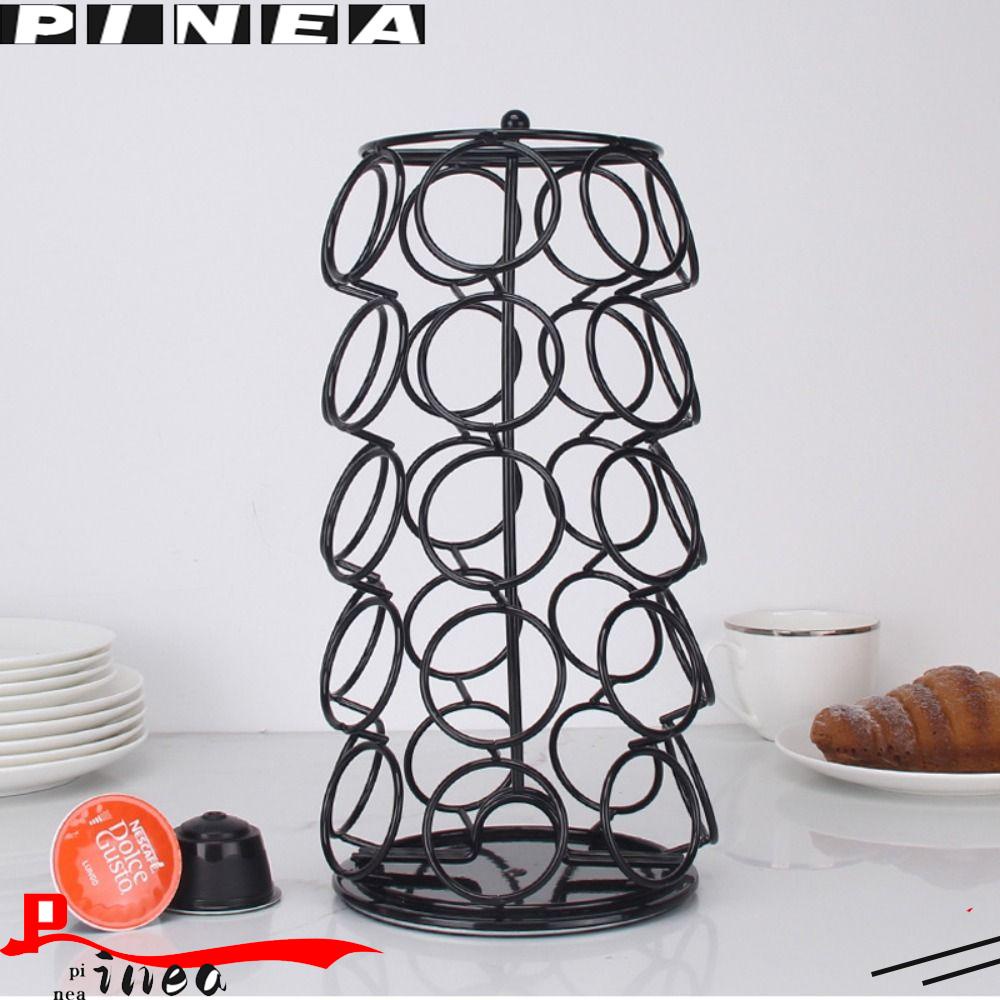 Tempat Pod Kopi Nanas Keranjang Penyimpanan Organizer Cup Holder Shelves Rack Rotatable